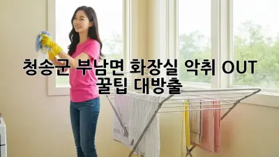 청송군 부남면 화장실 🧽✨악취 OUT! 꿀팁 대방출